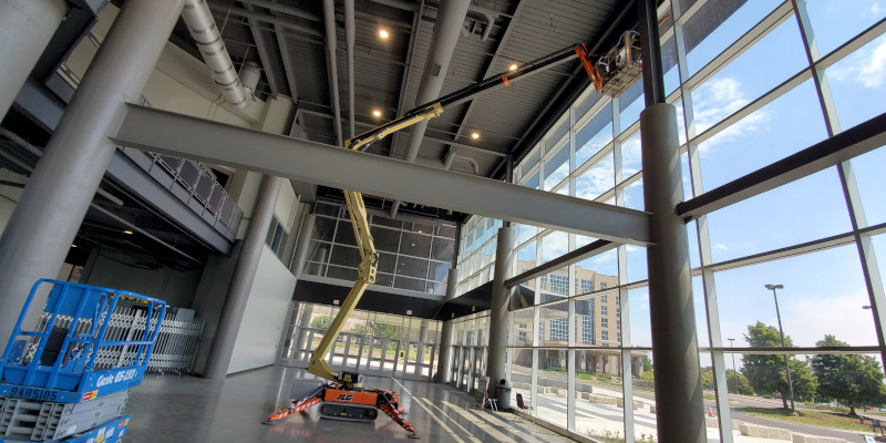 Interior Commercial Window Cleaning in Topeka, Kansas