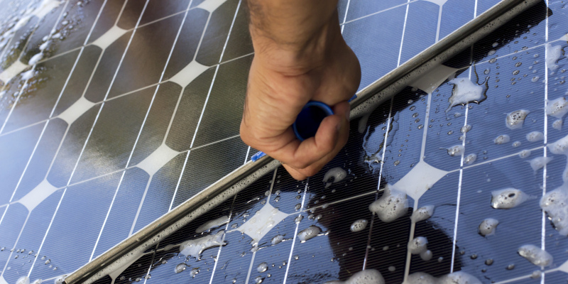 Commercial Solar Panel Cleaning in Topeka, Kansas